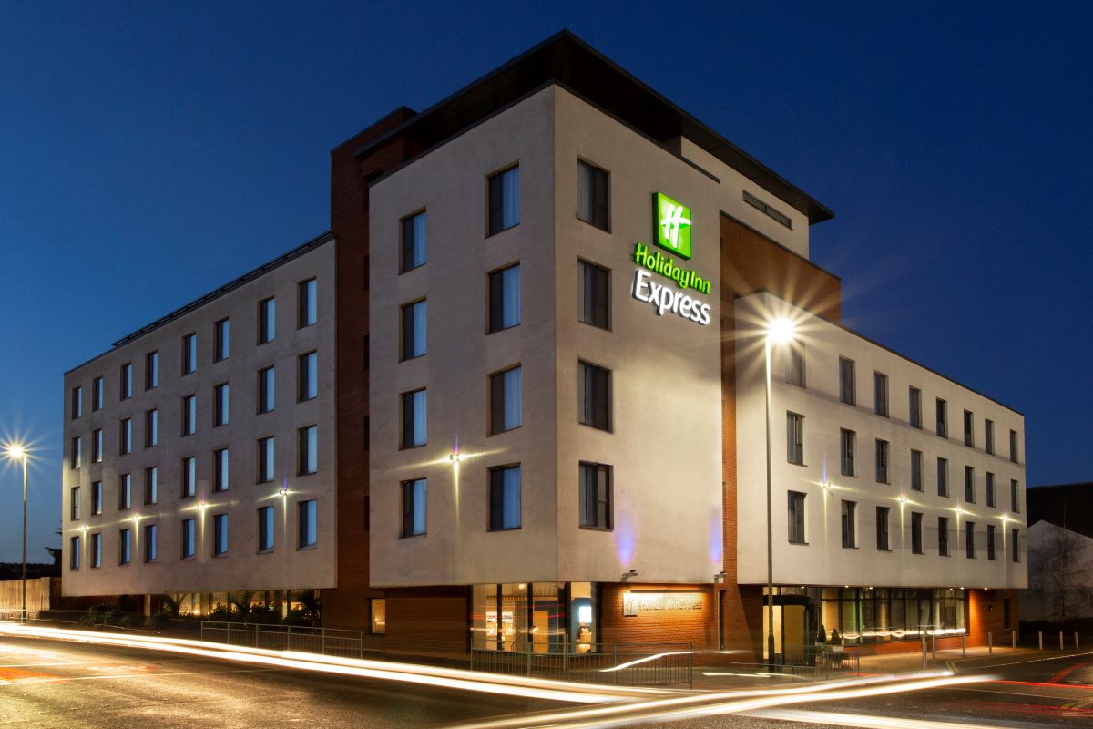 Exterior of Holiday Inn Exress Cheltenham